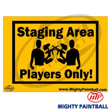 Safety Sign - STAGING AREA 