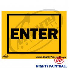 Safety Sign - ENTER 